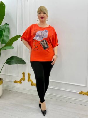 Premium Graphic Blouse Size 42-46