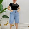 Premium Denim Capri Trousers LABELLA7904