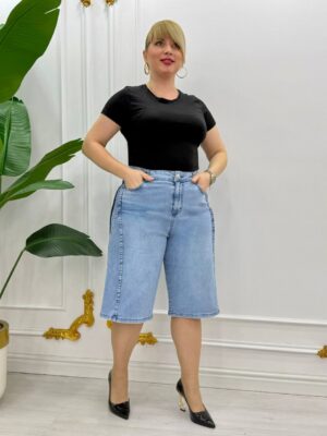 Premium Denim Capri Trousers LABELLA7904