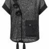Premium Sequin Blouse with Mesh Panels Premium Sequin Blouse with Mesh Panels