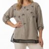 Premium Embroidered Linen Blouse Premium Embroidered Linen Blouse