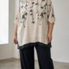 Premium Embroidered Linen Blouse Premium Embroidered Linen Blouse