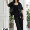 Black Lace Jacket & Pants Set Black Lace Jacket & Pants Set