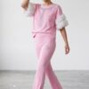Women's Black Casual Top & Pants Set TATU1268 Women's Black Casual Top & Pants Set TATU1268