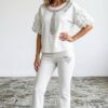 Women's Black Casual Top & Pants Set TATU1268 Women's Black Casual Top & Pants Set TATU1268