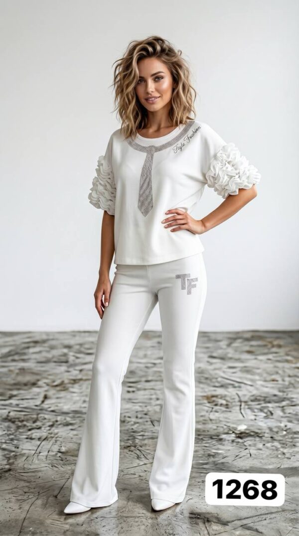 Women's Black Casual Top & Pants Set TATU1268 Women's Black Casual Top & Pants Set TATU1268