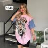 Premium Leopard Graphic Blouse Premium Leopard Graphic Blouse