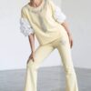 Women's Black Casual Top & Pants Set TATU1268 Women's Black Casual Top & Pants Set TATU1268