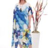 Floral Print A-Line Dress - Wholesale Floral Print A-Line Dress - Wholesale