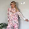 Women's Leopard Print Two-Piece Set with Lace Details Women's Leopard Print Two-Piece Set with Lace Details