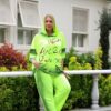 Neon Green Tracksuit Set - Premium Two-Piece