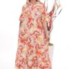 Abstract Marble Print Hooded Tunic Dress Abstract Marble Print Hooded Tunic Dress