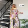 Artistic Print Two-Piece Set - Premium Top & Pants