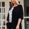 Black & White Abstract Top Bottom Set