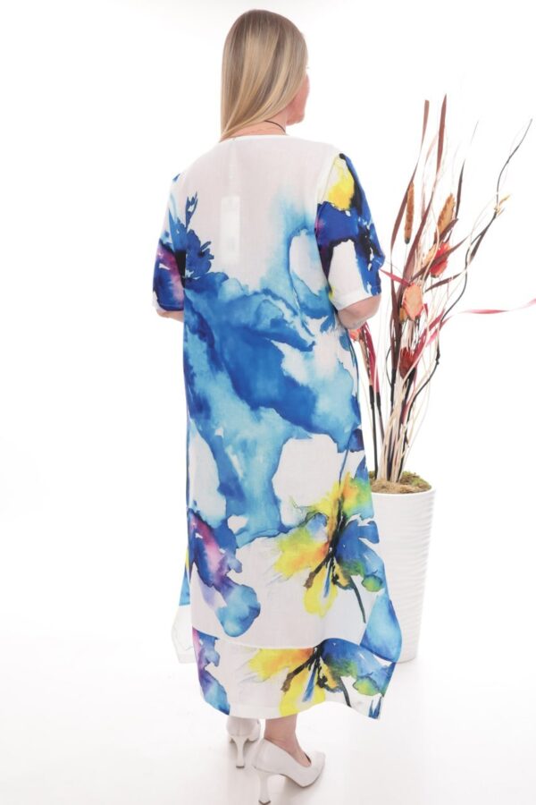 Floral Print A-Line Dress - Wholesale Floral Print A-Line Dress - Wholesale