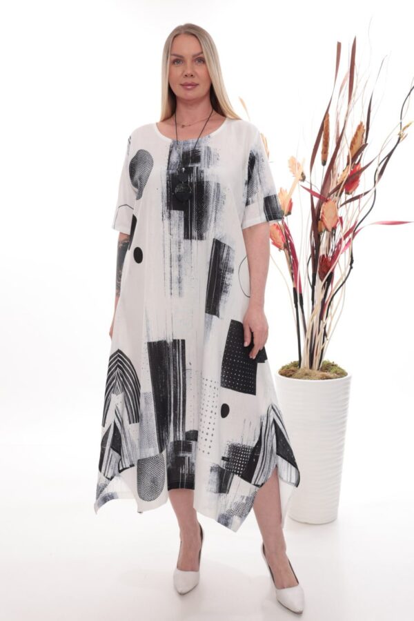 Floral Print A-Line Dress - Wholesale Floral Print A-Line Dress - Wholesale
