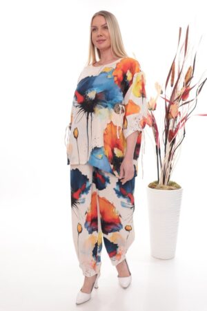 Colorful Floral Print Co-ord Set