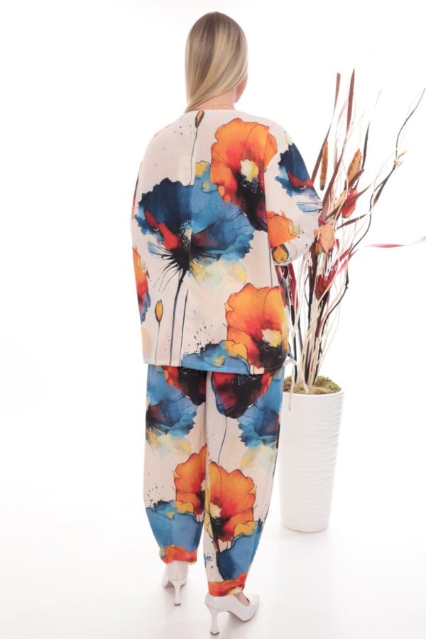 Colorful Floral Print Co-ord Set