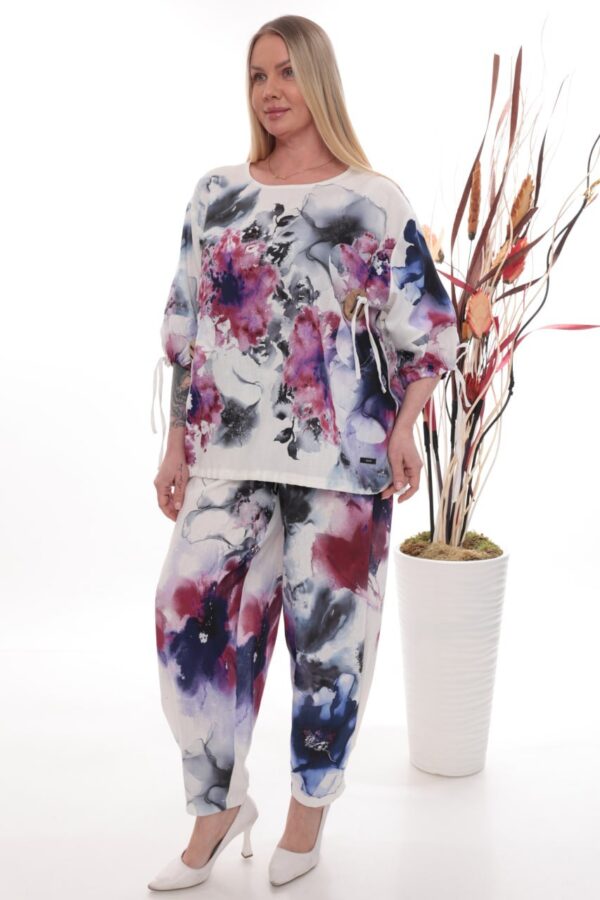 Colorful Floral Print Co-ord Set