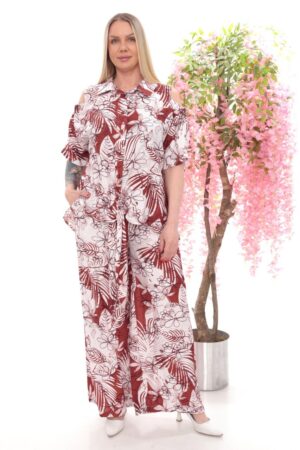 Women's Floral Print Shirt Dress - Wholesale Women's Floral Print Shirt Dress - Wholesale