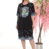 Premium Floral Print Denim Dress Premium Floral Print Denim Dress