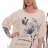 Botanical Print Knit Set - Premium Two-Piece Ensemble