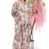 Abstract Print Cold Shoulder & Wide-Leg Pants Set Abstract Print Cold Shoulder & Wide-Leg Pants Set