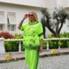 Neon Green Tracksuit Set - Premium Two-Piece