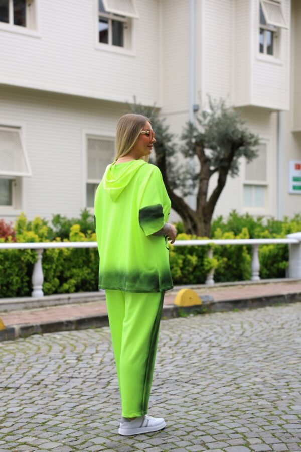 Neon Green Tracksuit Set - Premium Two-Piece