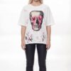 Skull Heart Graphic T-Shirt PQ5386 Skull Heart Graphic T-Shirt PQ5386
