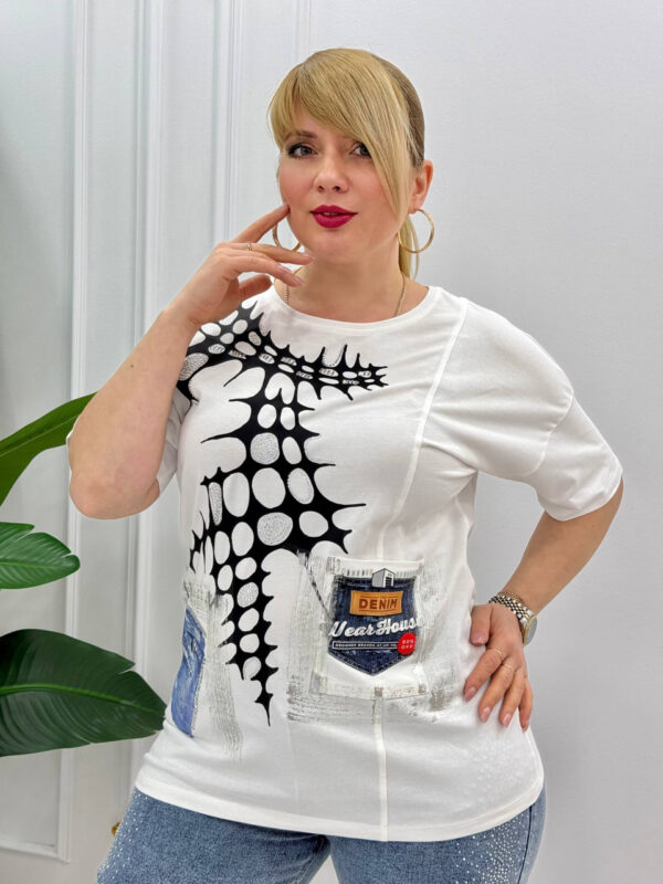 Women's Premium Graphic Blouse - Oversized Fit Women's Premium Graphic Blouse - Oversized Fit