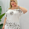 Premium Black Gold Blouse - Wholesale Fashion Top Premium Black Gold Blouse - Wholesale Fashion Top