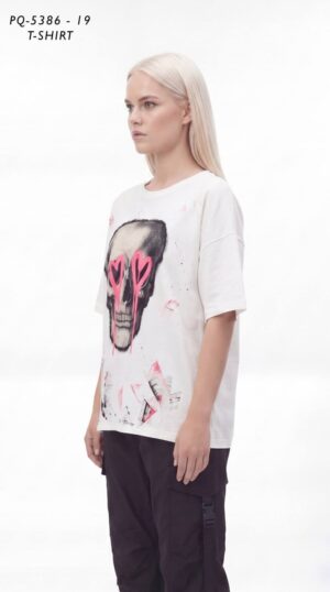 Skull Heart Graphic T-Shirt PQ5386