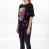 Skull Heart Graphic T-Shirt PQ5386 Skull Heart Graphic T-Shirt PQ5386