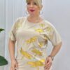 Premium Dragonfly Print Blouse - Wholesale Fashion Top Premium Dragonfly Print Blouse - Wholesale Fashion Top