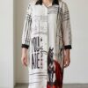 Contemporary Graphic Print Shirt Dress Contemporary Graphic Print Shirt Dress