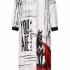 Contemporary Graphic Print Shirt Dress Contemporary Graphic Print Shirt Dress