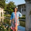 Wholesale Asymmetric Leopard & Floral Print Tunic Dress Wholesale Asymmetric Leopard & Floral Print Tunic Dress