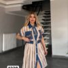 Premium Denim Shirt Dress with Belt Premium Denim Shirt Dress with Belt