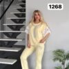 Women's Black Casual Top & Pants Set TATU1268 Women's Black Casual Top & Pants Set TATU1268