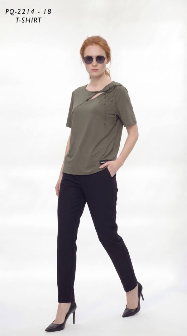 Premium Casual T-Shirt PQ2214 - Wholesale Fashion Basic Premium Casual T-Shirt PQ2214 - Wholesale Fashion Basic