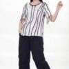 Premium Striped Crew Neck T-Shirt PQ5354 Premium Striped Crew Neck T-Shirt PQ5354