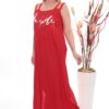 Premium Turquoise Maxi Dress with Script Graphic Premium Turquoise Maxi Dress with Script Graphic