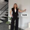 Premium Black Tracksuit Set - TATU1320 Wholesale Premium Black Tracksuit Set - TATU1320 Wholesale