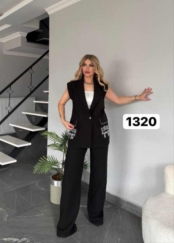 Premium Black Tracksuit Set - TATU1320 Wholesale Premium Black Tracksuit Set - TATU1320 Wholesale
