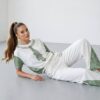 Premium White Beaded Top & Bottom Set - Wholesale Fashion Premium White Beaded Top & Bottom Set - Wholesale Fashion
