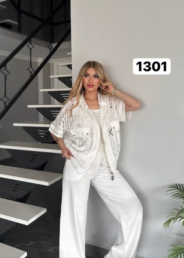 Black Lace Jacket & Pants Set Black Lace Jacket & Pants Set