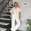 Black Lace Jacket & Pants Set Black Lace Jacket & Pants Set