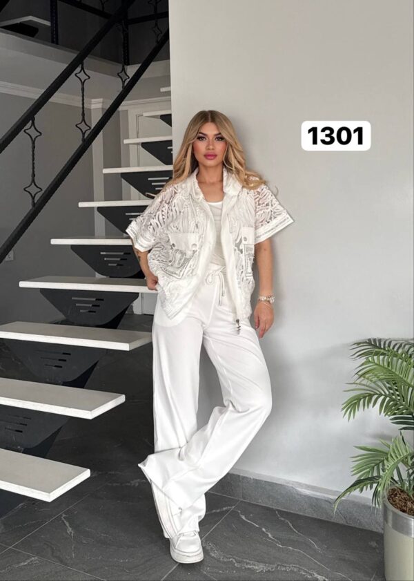 Black Lace Jacket & Pants Set Black Lace Jacket & Pants Set