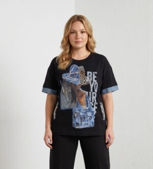Premium Graphic Print Blouse - Wholesale Women's Top